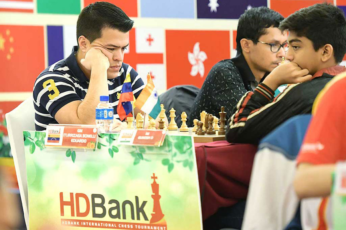 Giải cờ vua quốc tế HDBank 2019 ván 4: Kỳ thủ đến từ Venezuela qua mặt “thần đồng” cờ vua Ấn Độ
