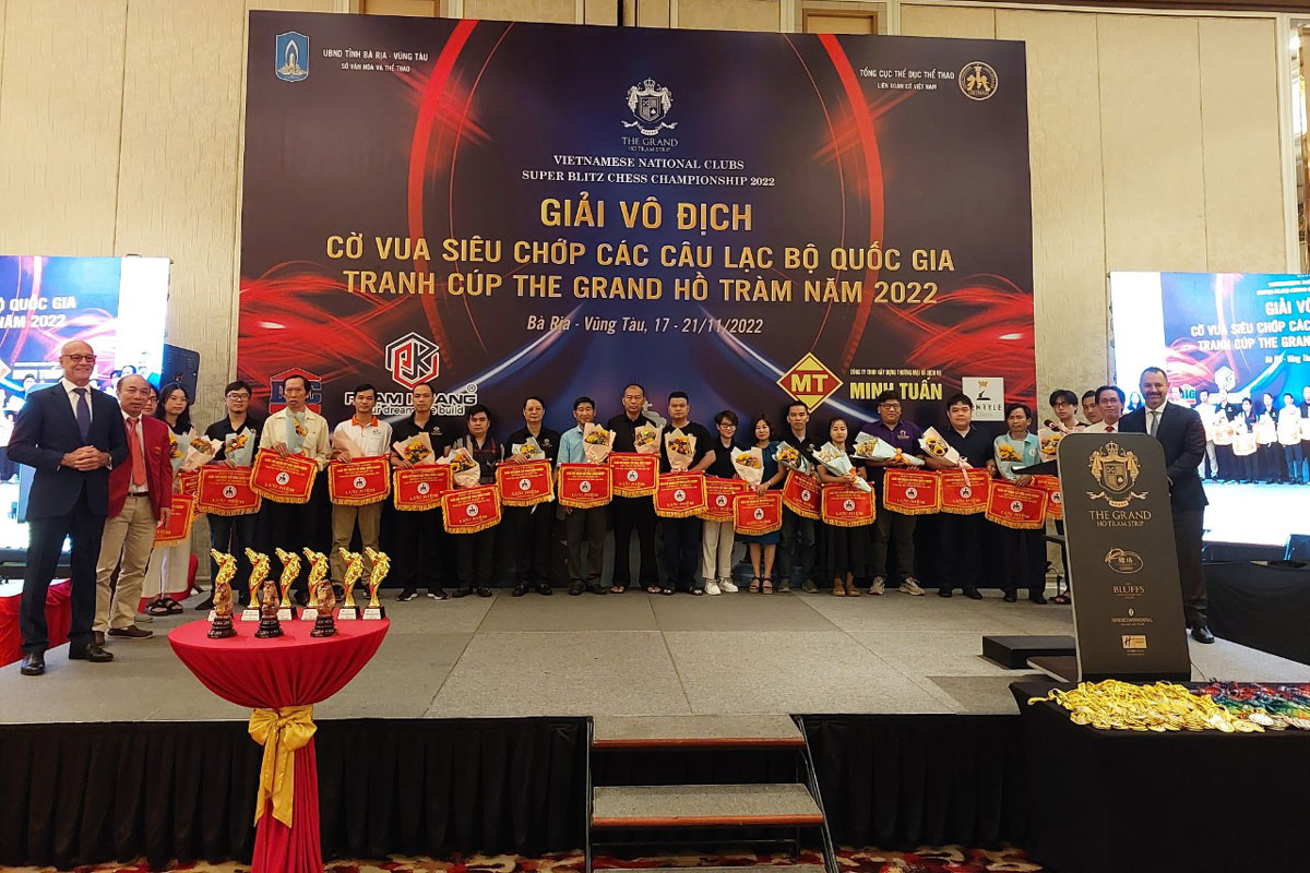 Giải vô địch Cờ vua siêu chớp các câu lạc bộ quốc gia tranh cúp The Grand Hồ Tràm 2022